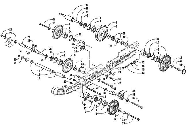 IDLER WHEEL ASSEMBLY