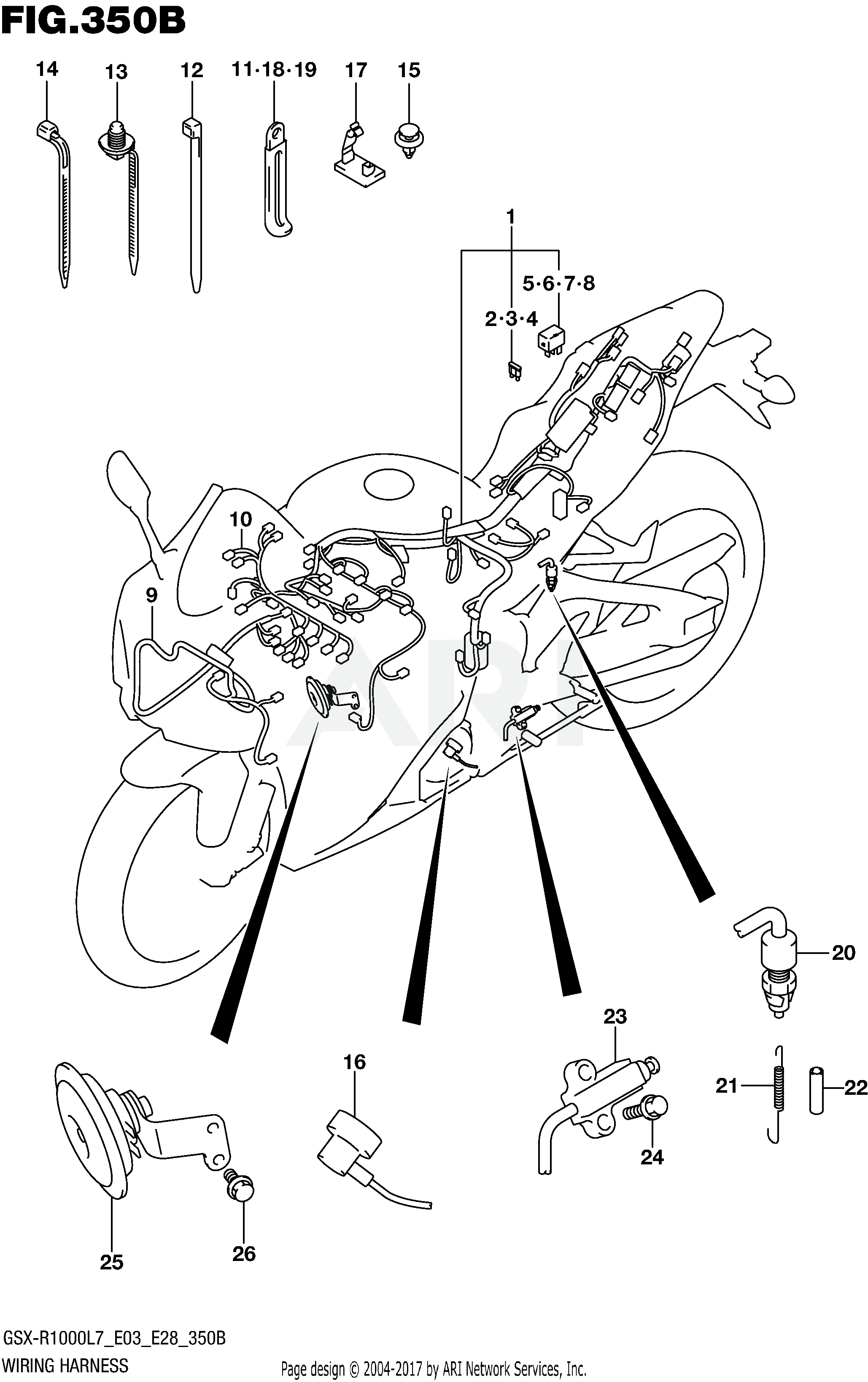 WIRING HARNESS (GSX-R1000L7 E28)