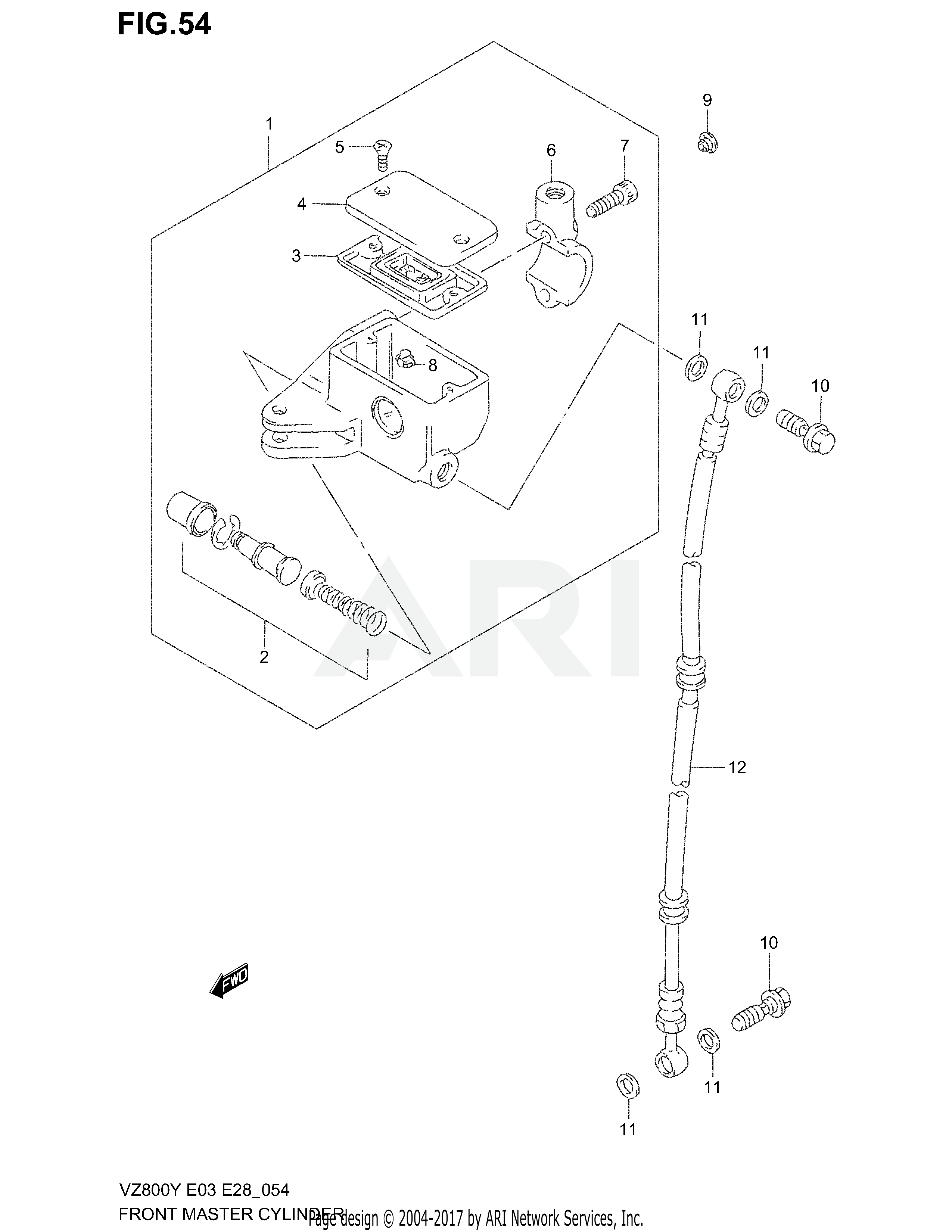 FRONT MASTER CYLINDER