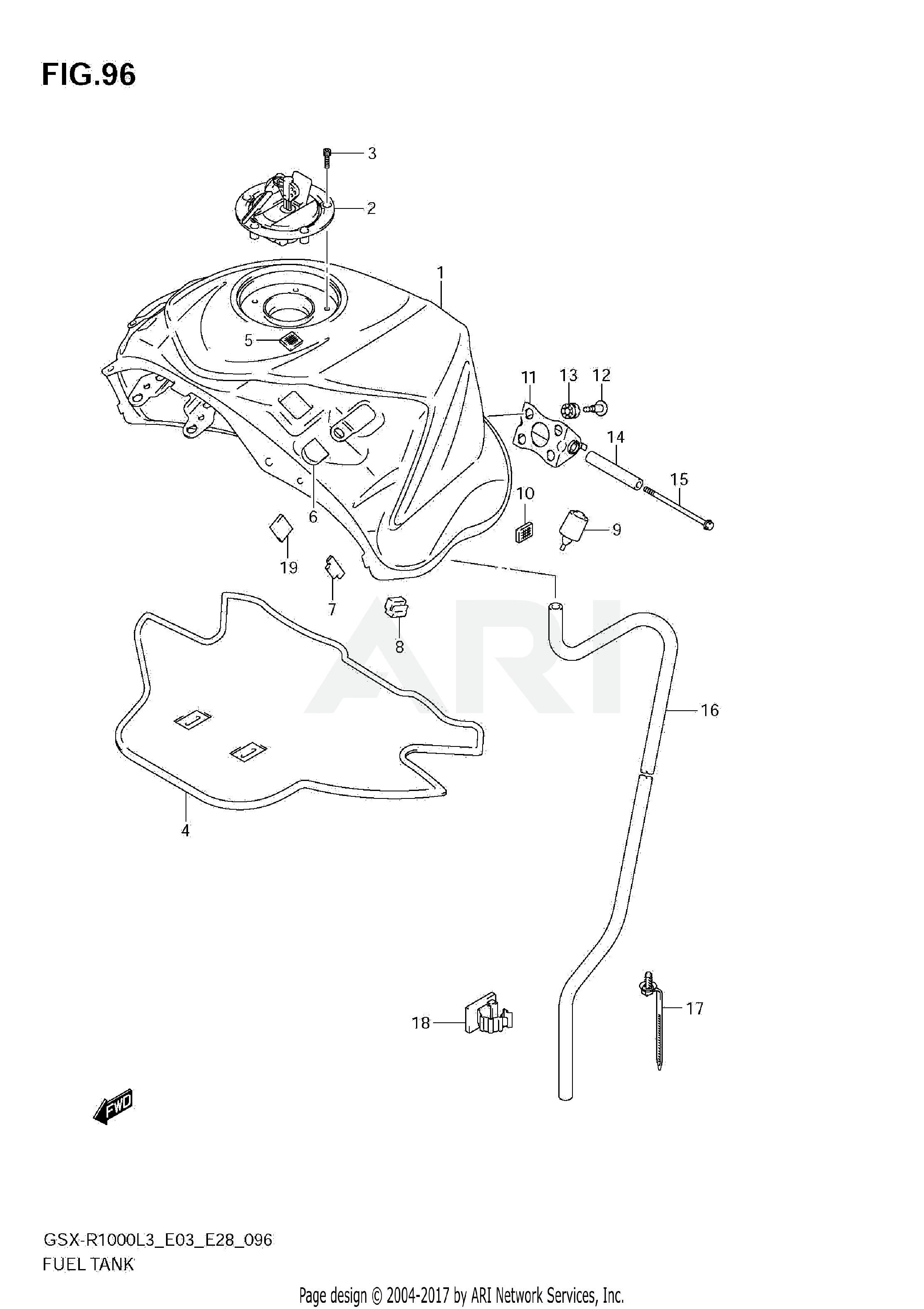 FUEL TANK (GSX-R1000L3 E33)