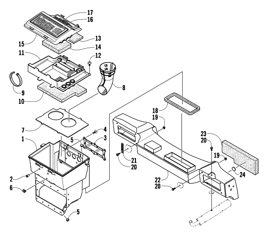 AIR SILENCER ASSEMBLY