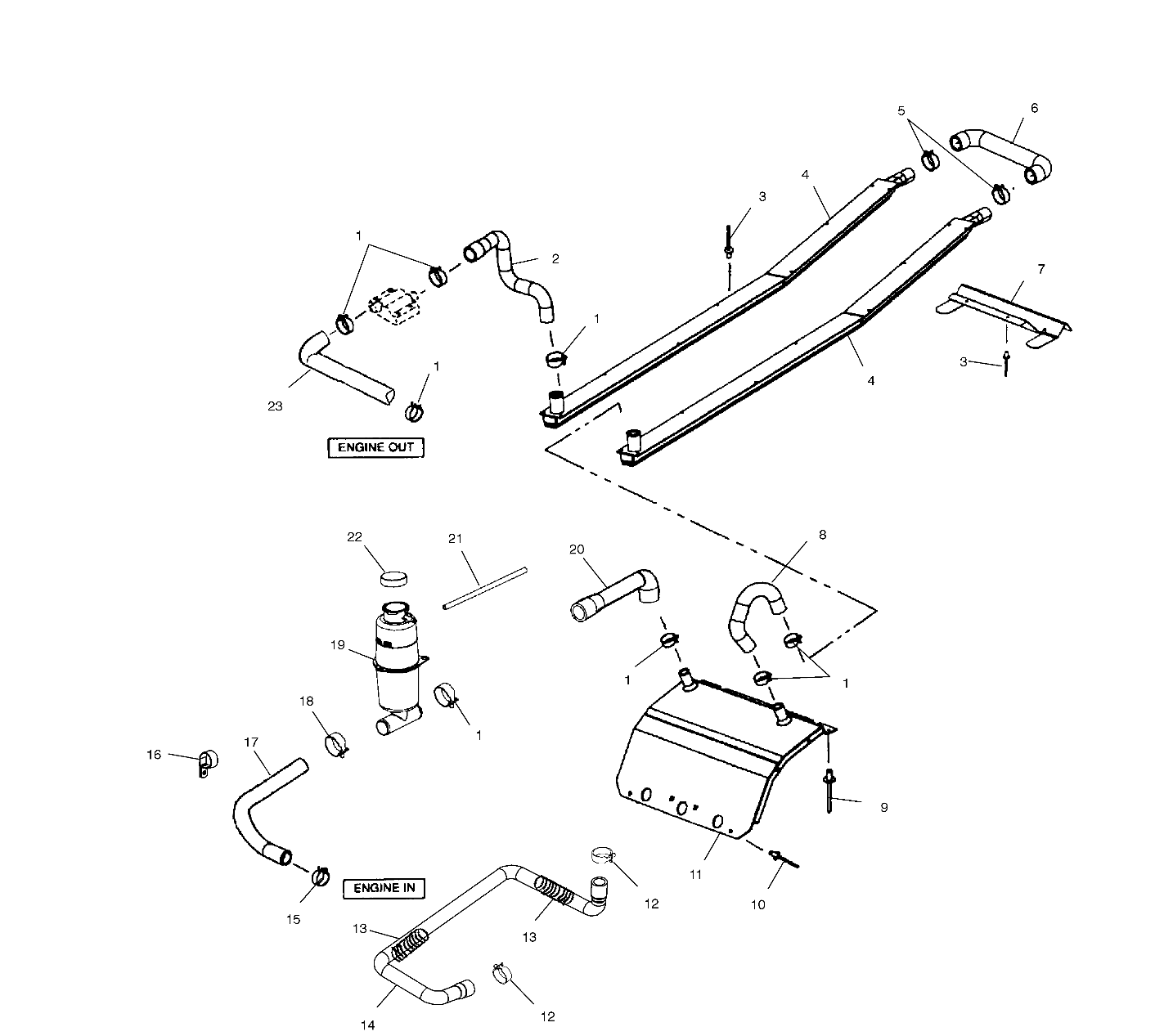 COOLING SYSTEM - S01NP7AS (4960906090B005)