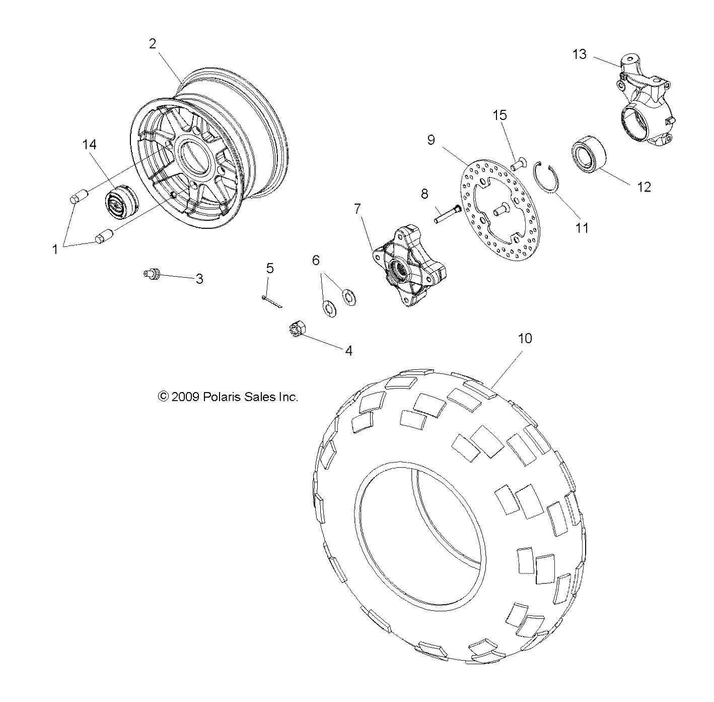 WHEELS, FRONT - R11XY76FX (49RGRWHEELFRT10RZRS4)