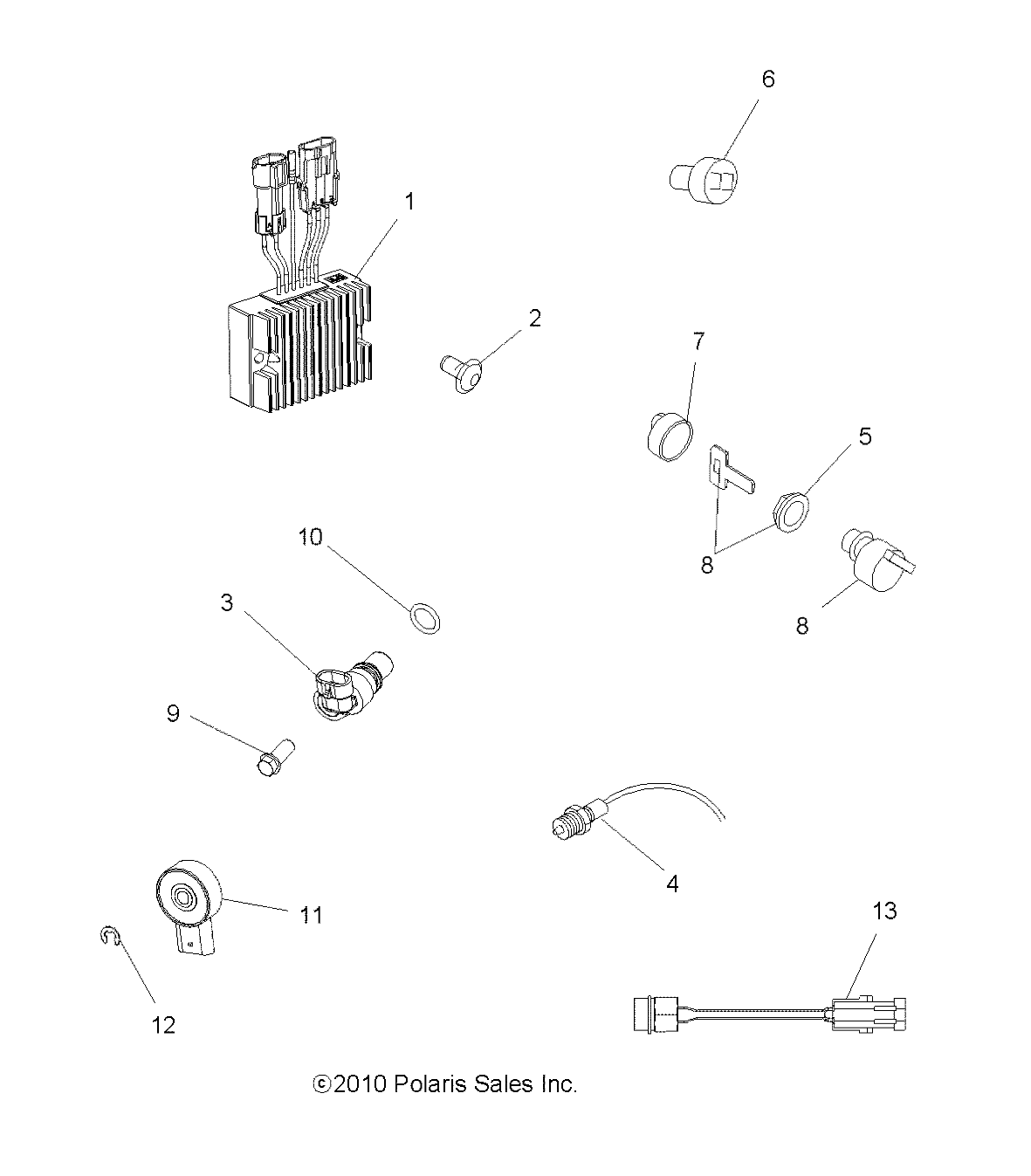 ELECTRICAL, SWITCHES, SENSORS and ECM - A11MB46FZ (49ATVELECT11SP500)