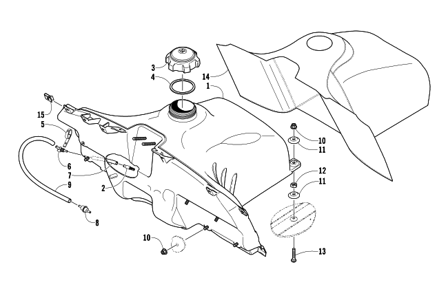 GAS TANK ASSEMBLY