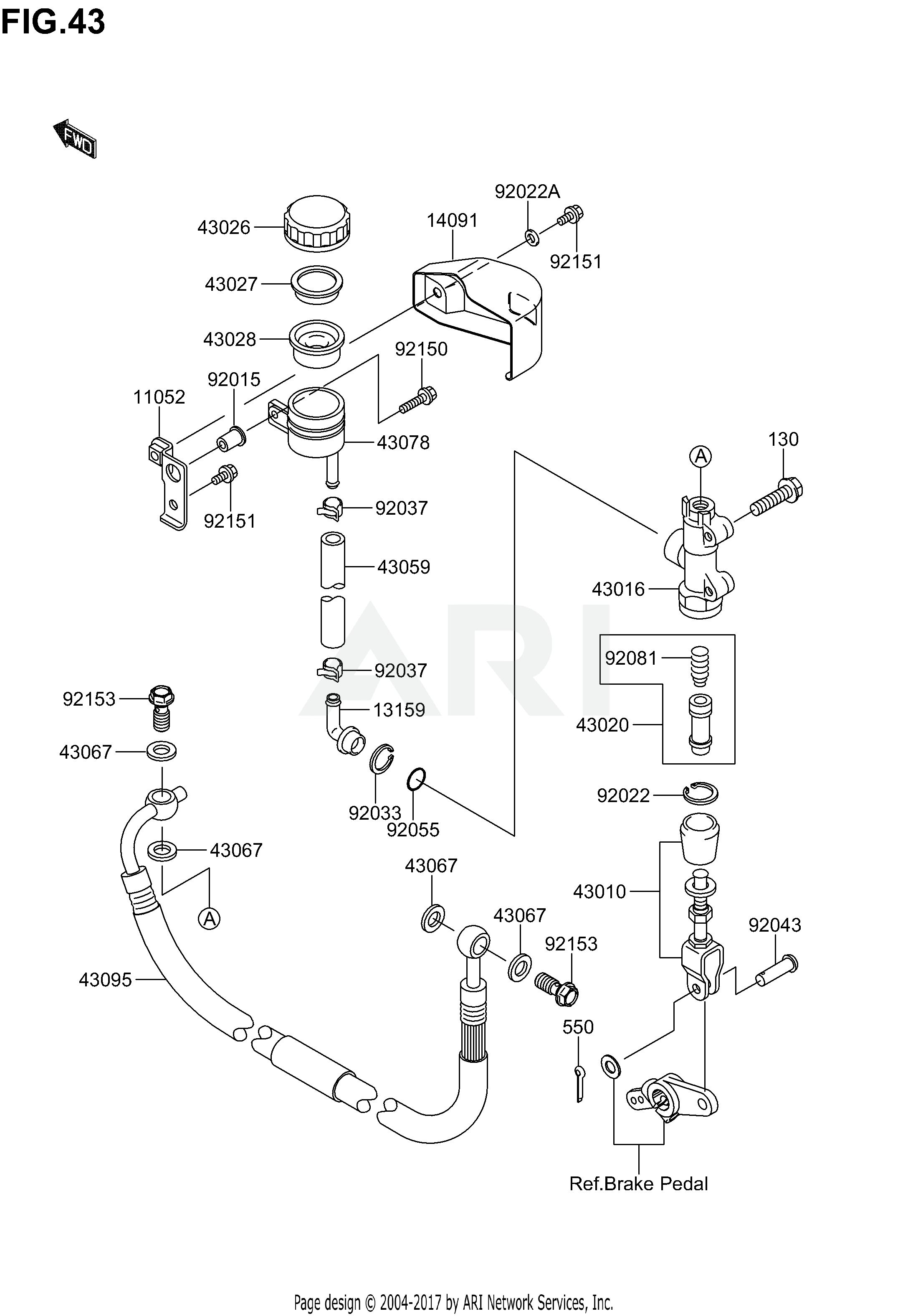 REAR MASTER CYLINDER