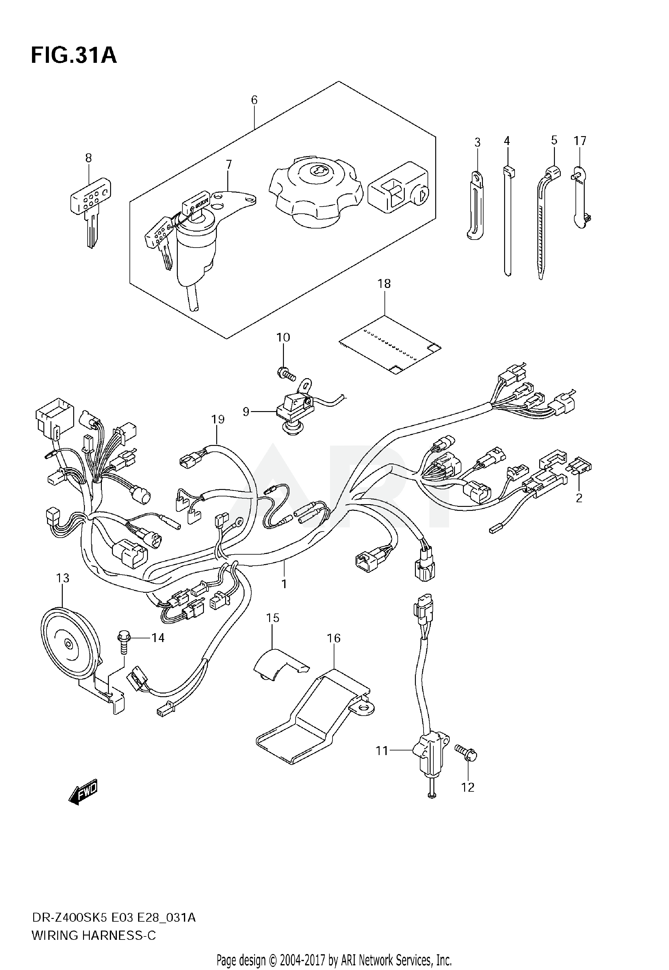 WIRING HARNESS (MODEL K6/K7/K8/K9)