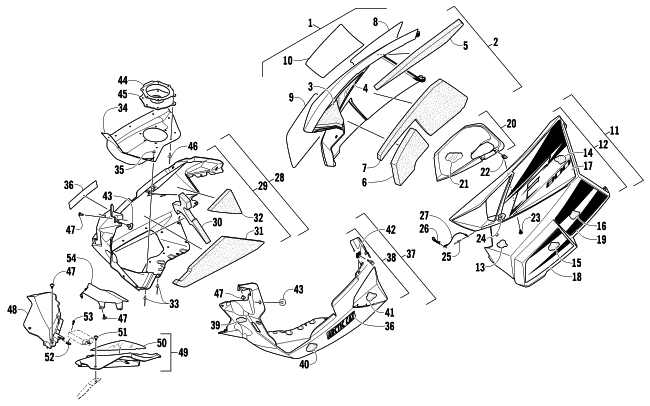 SKID PLATE AND SIDE PANEL ASSEMBLY