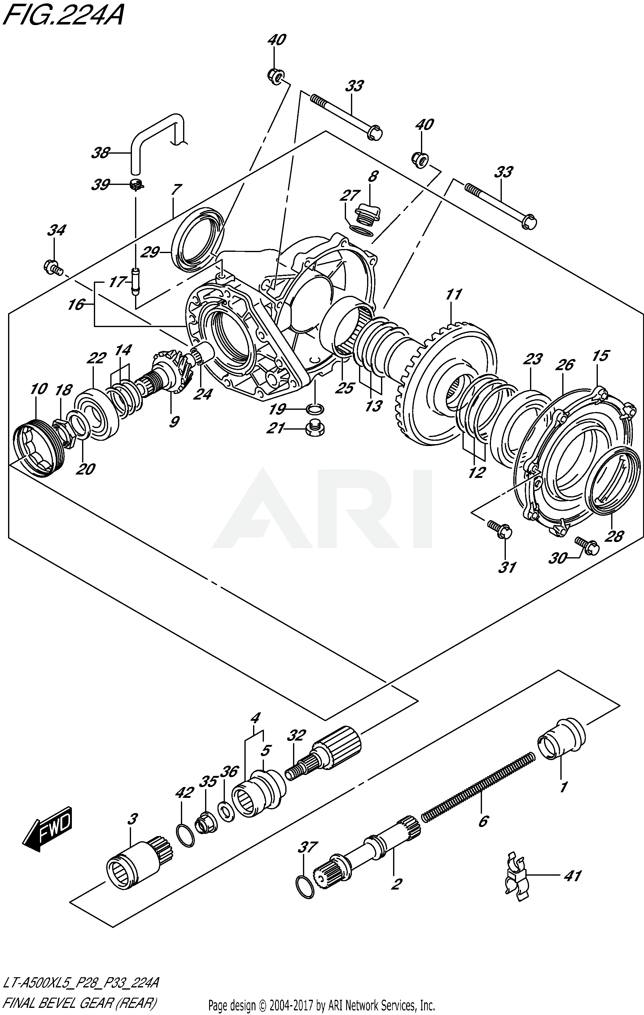 FINAL BEVEL GEAR (REAR)