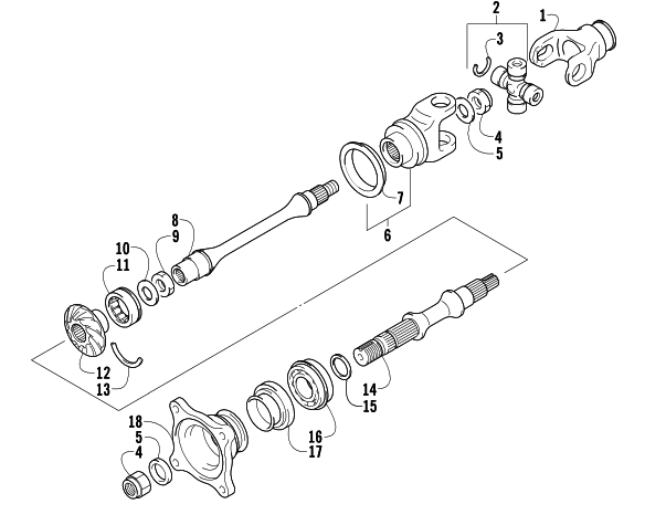 SECONDARY DRIVE ASSEMBLY