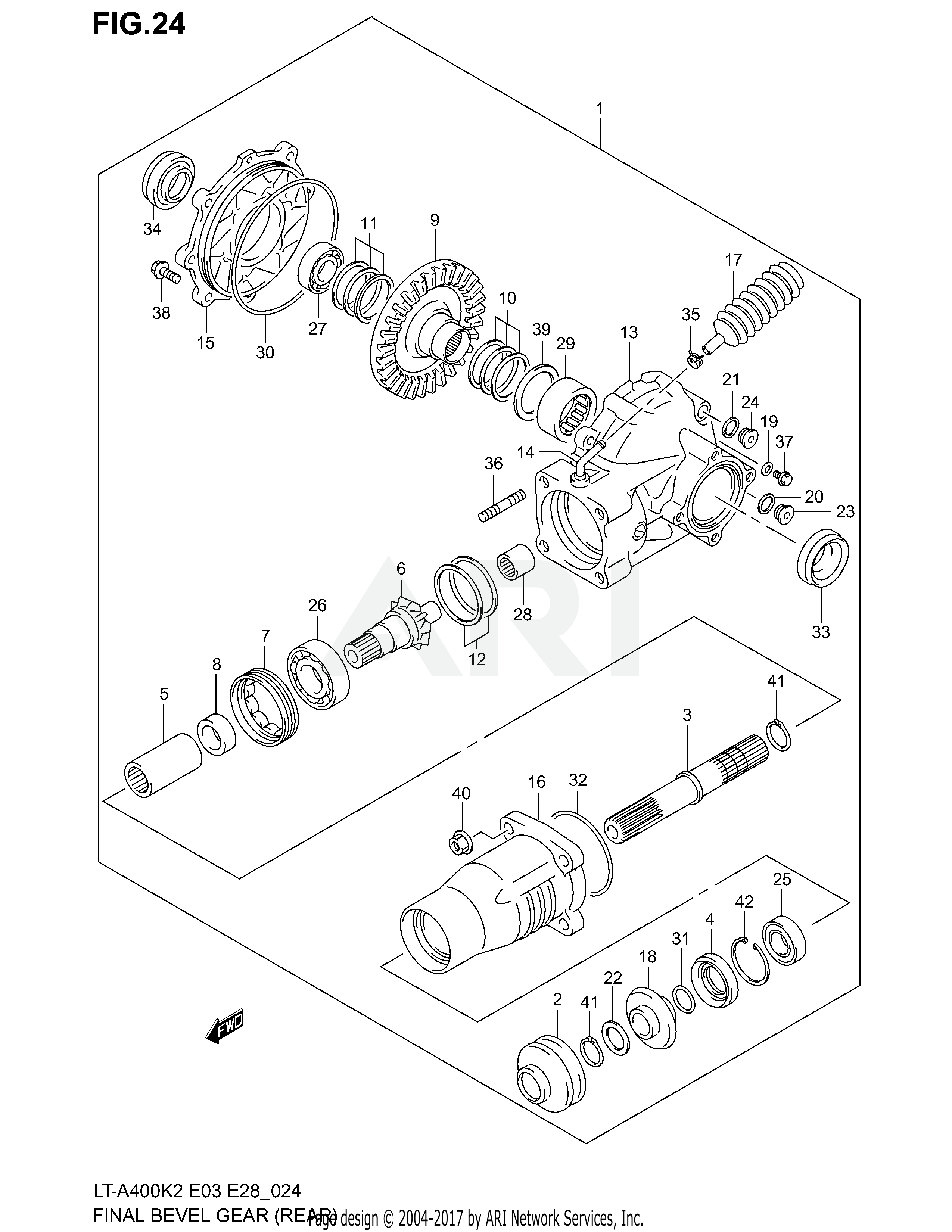 FINAL BEVEL GEAR (REAR)