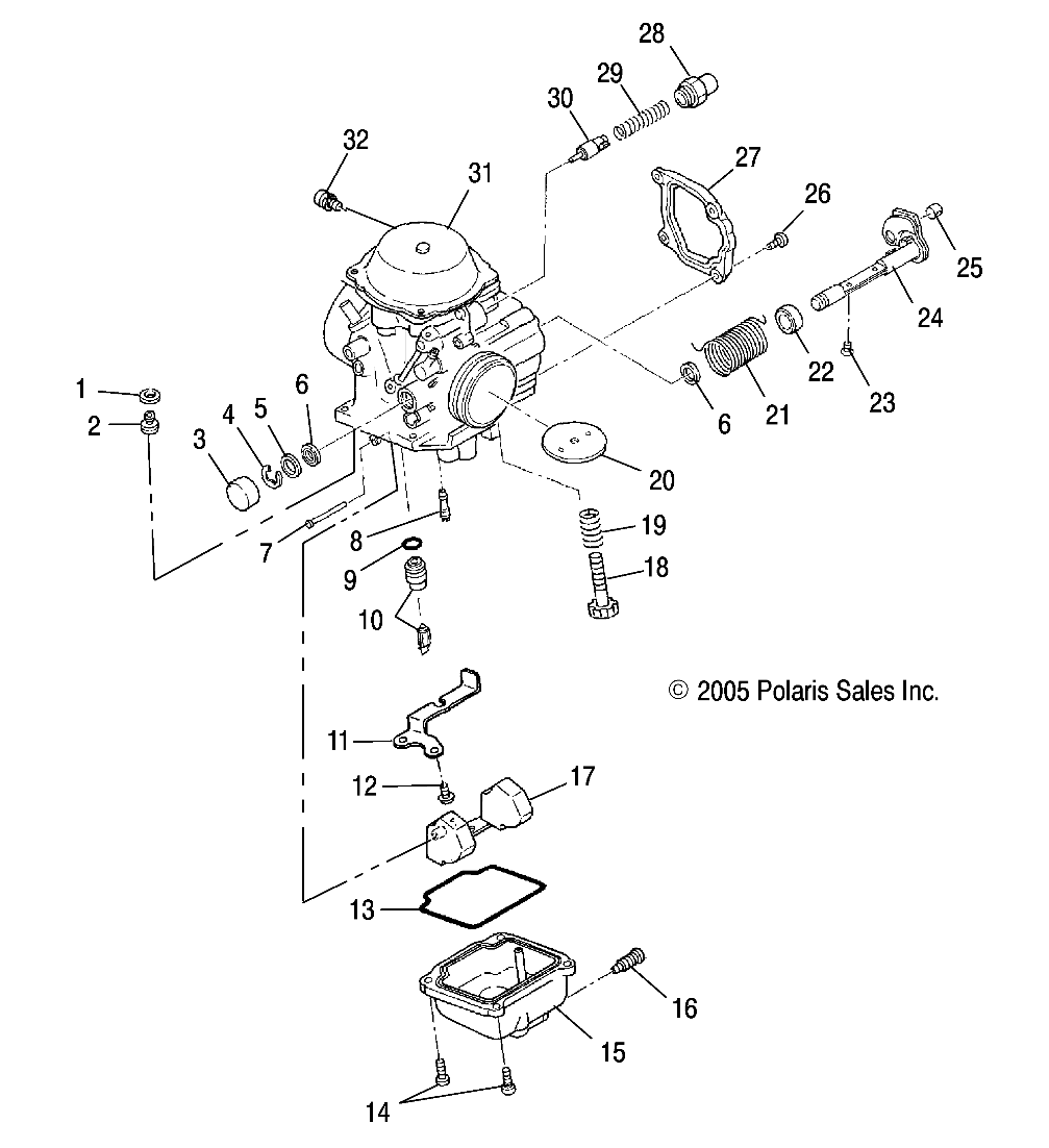 CARBURETOR - R06RB50AA/RD50AA (4999202119920211D11)