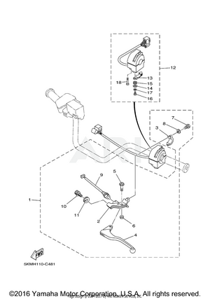 HANDLE SWITCH LEVER