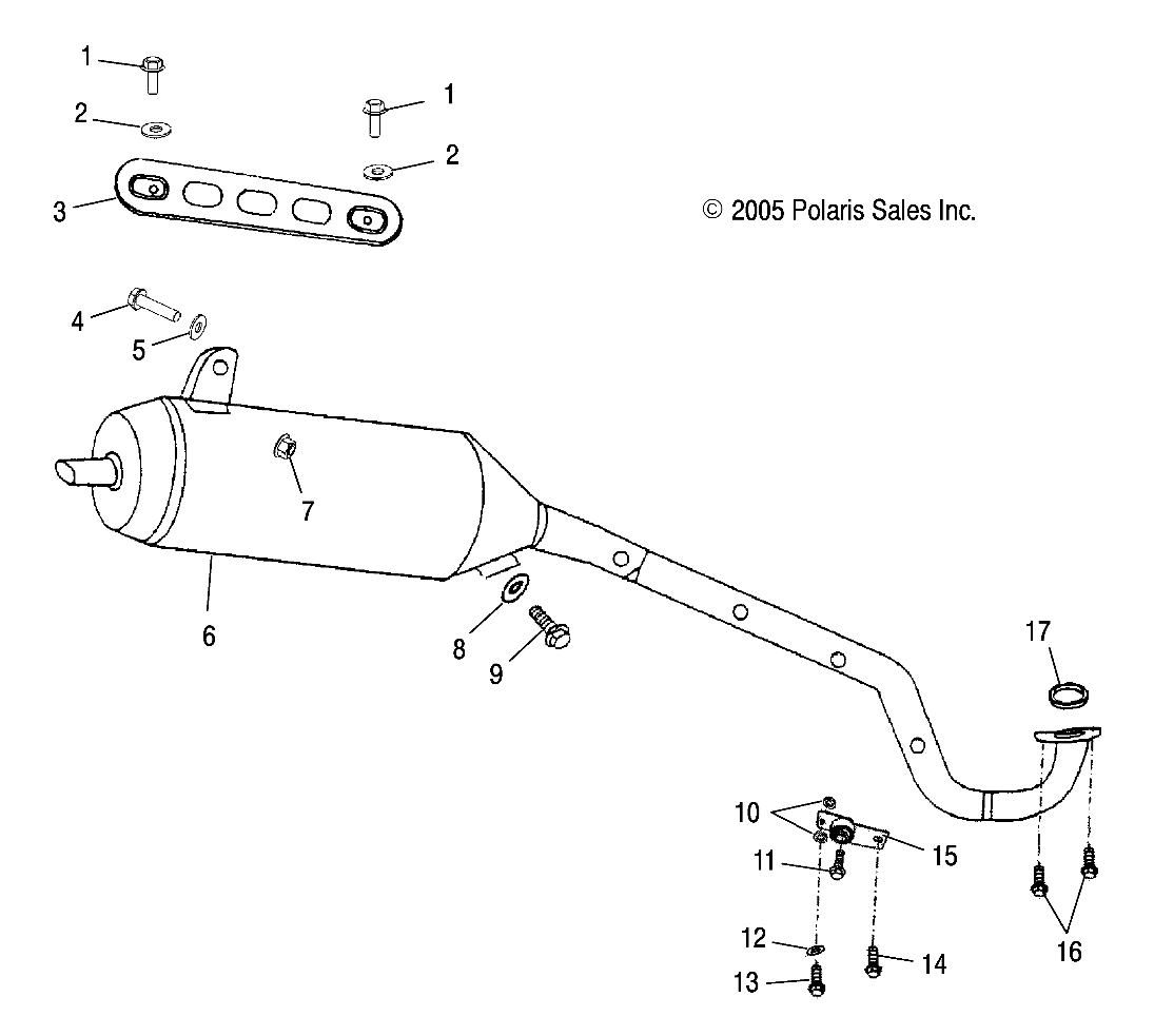 EXHAUST PIPE - A06FA09CA/CB/CC (4999202309920230A09)