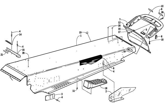 TUNNEL AND REAR BUMPER