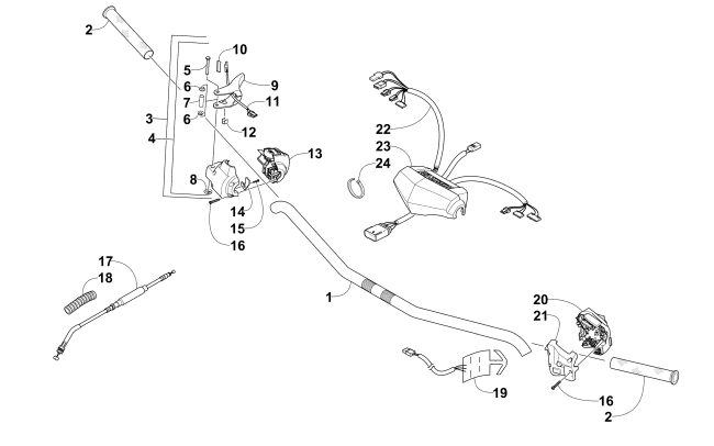 HANDLEBAR AND CONTROLS