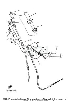 STEERING HANDLE CABLE