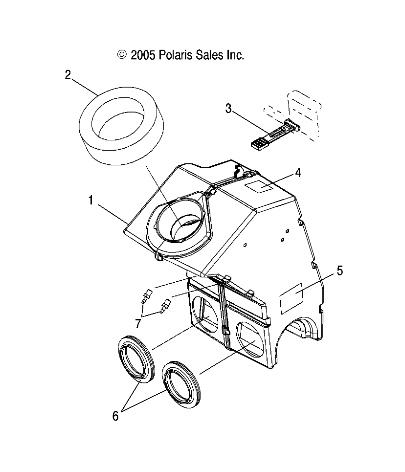 AIR BOX ASSEMBLY - S06PS6FS/FSA (4997459745C07)