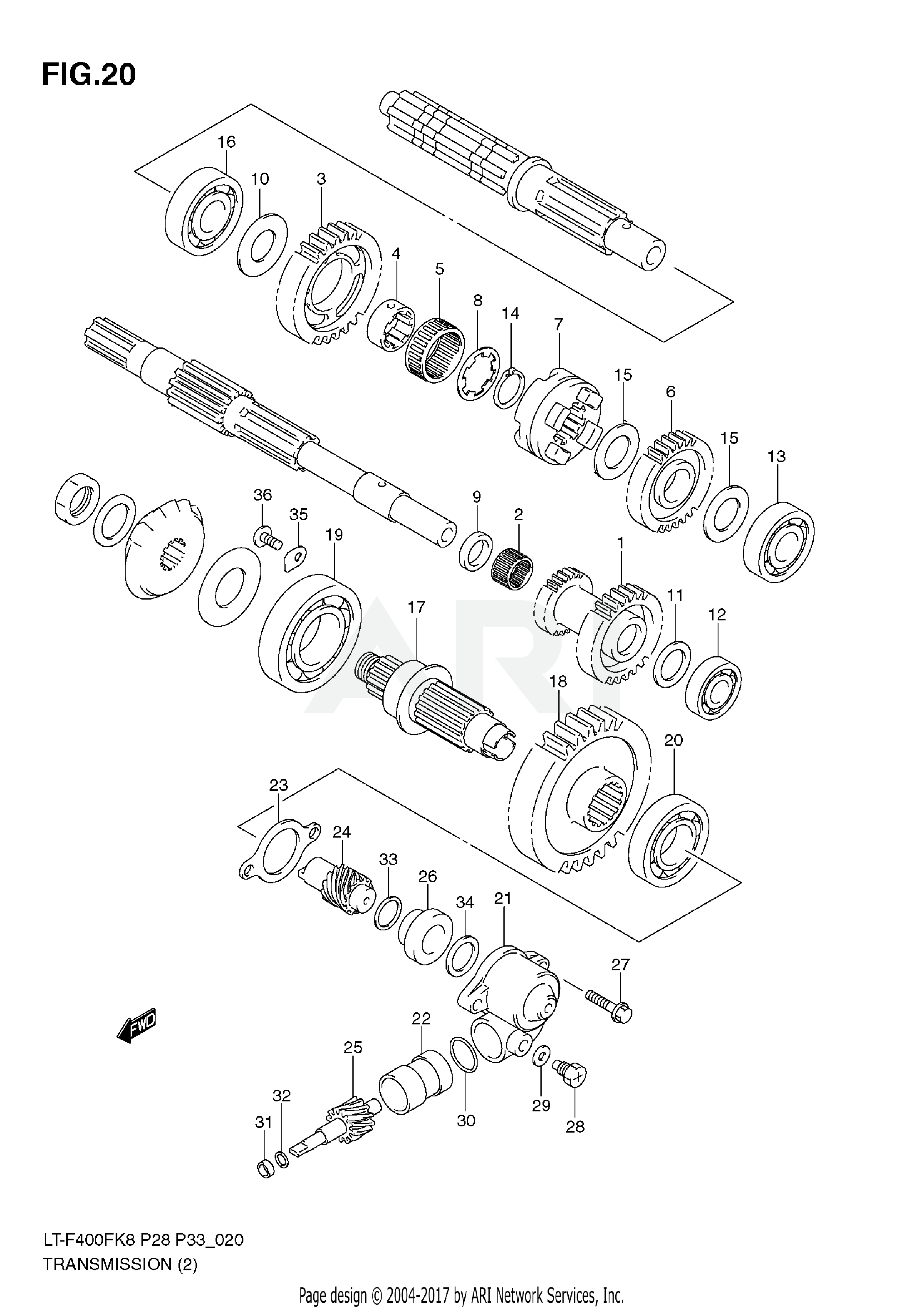 TRANSMISSION (2)(MODEL K8/K9)