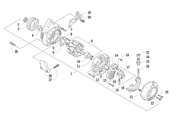 ALTERNATOR ASSEMBLY