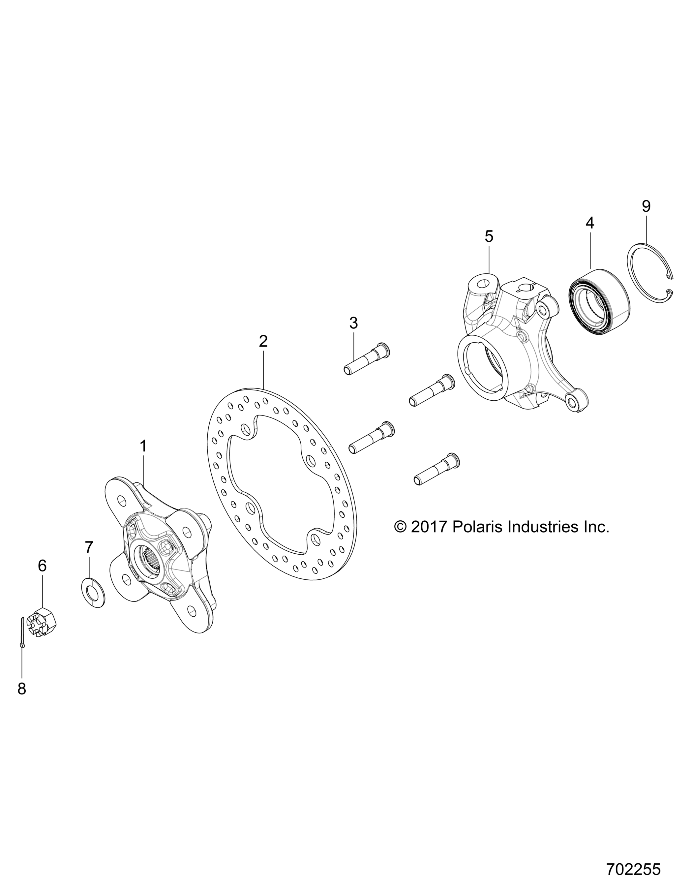 SUSPENSION, FRONT CARRIER- Z18VDE99NK (702255)