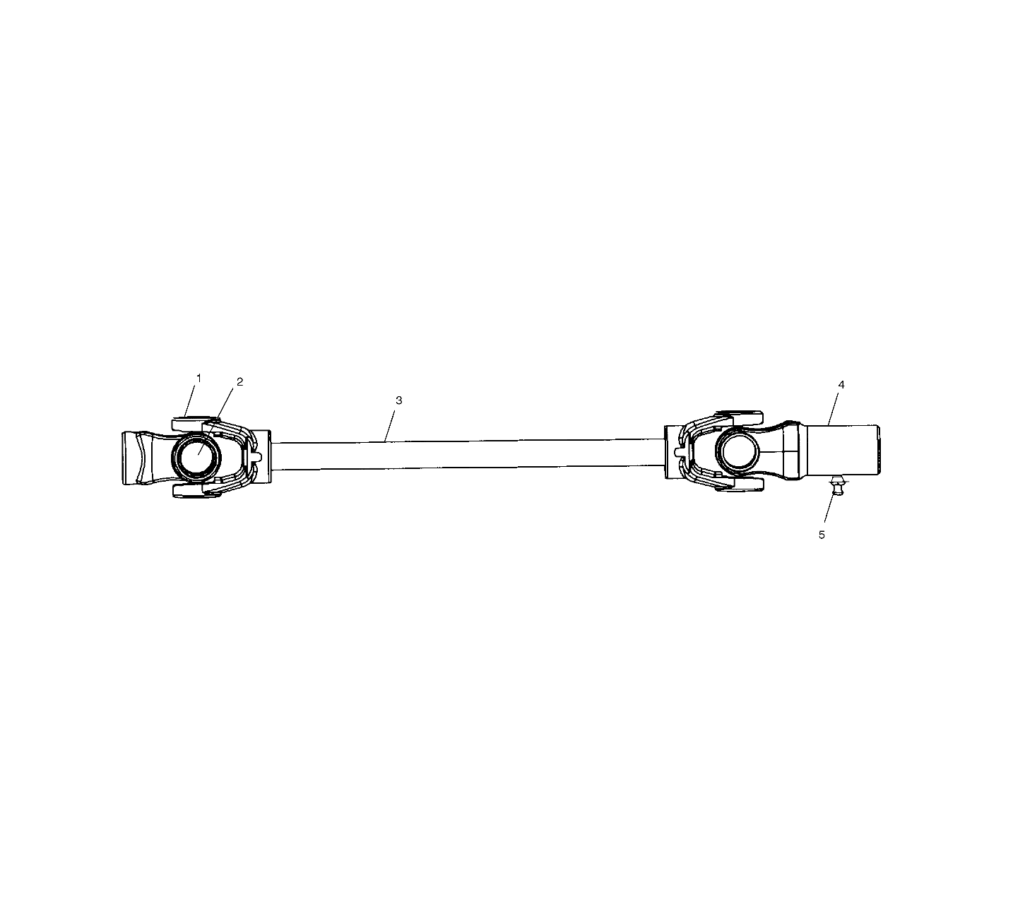 FRONT PROP SHAFT - A01CD50FB (4964196419B003)