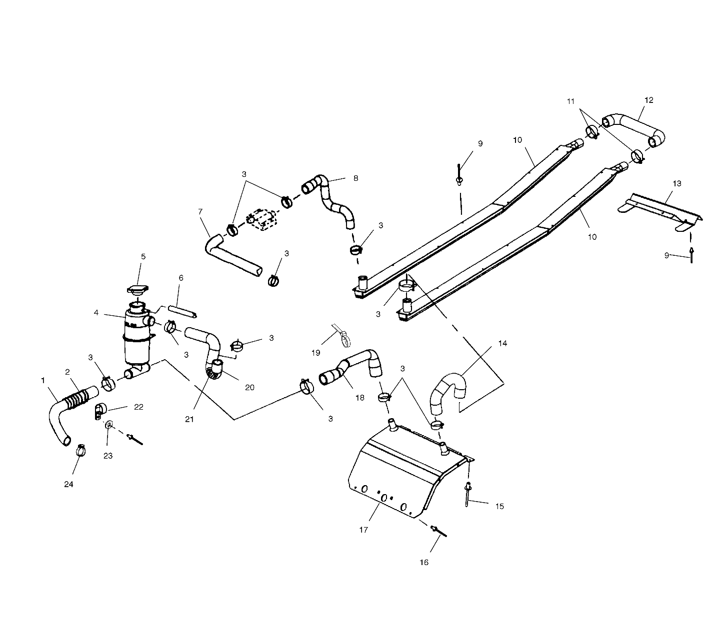 COOLING SYSTEM - S01NP5CS (4960406040B005)