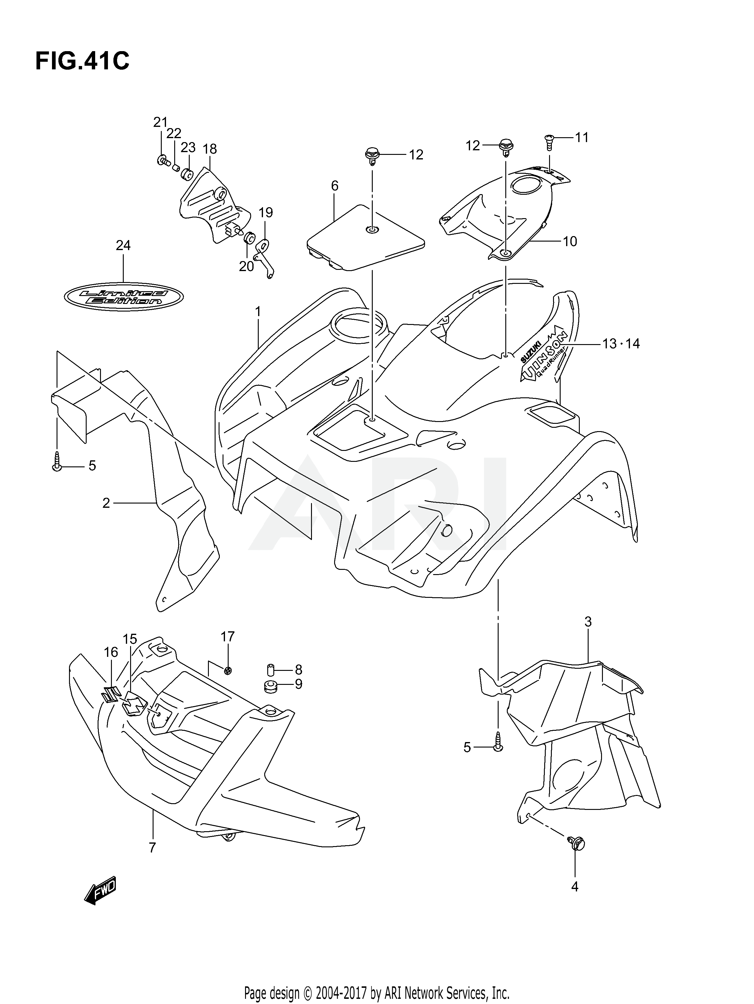 FRONT FENDER (MODEL K7)