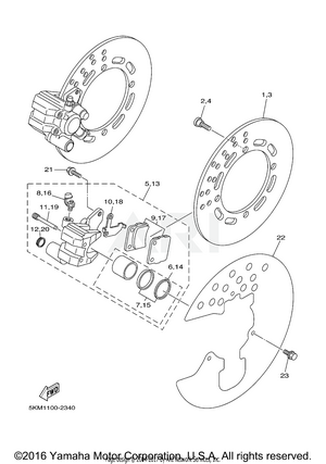 FRONT BRAKE CALIPER