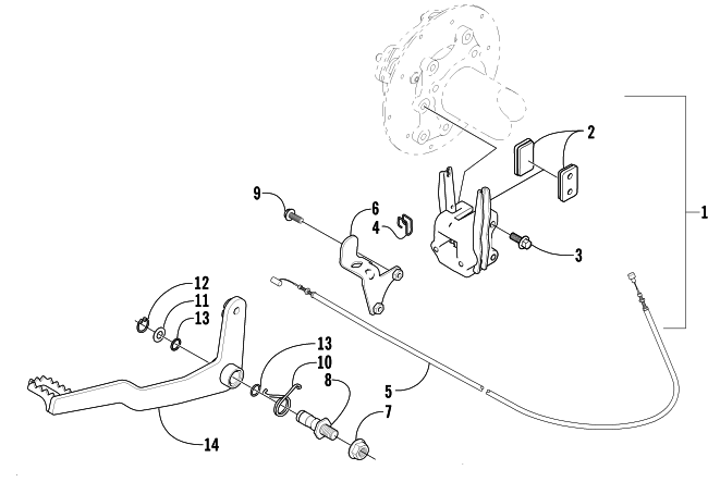 AUXILIARY BRAKE ASSEMBLY