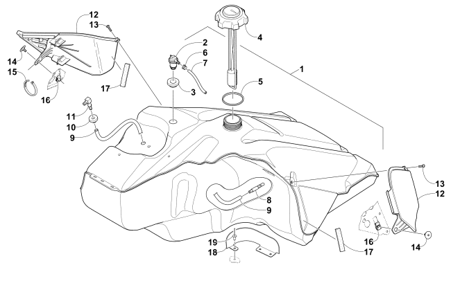 GAS TANK ASSEMBLY