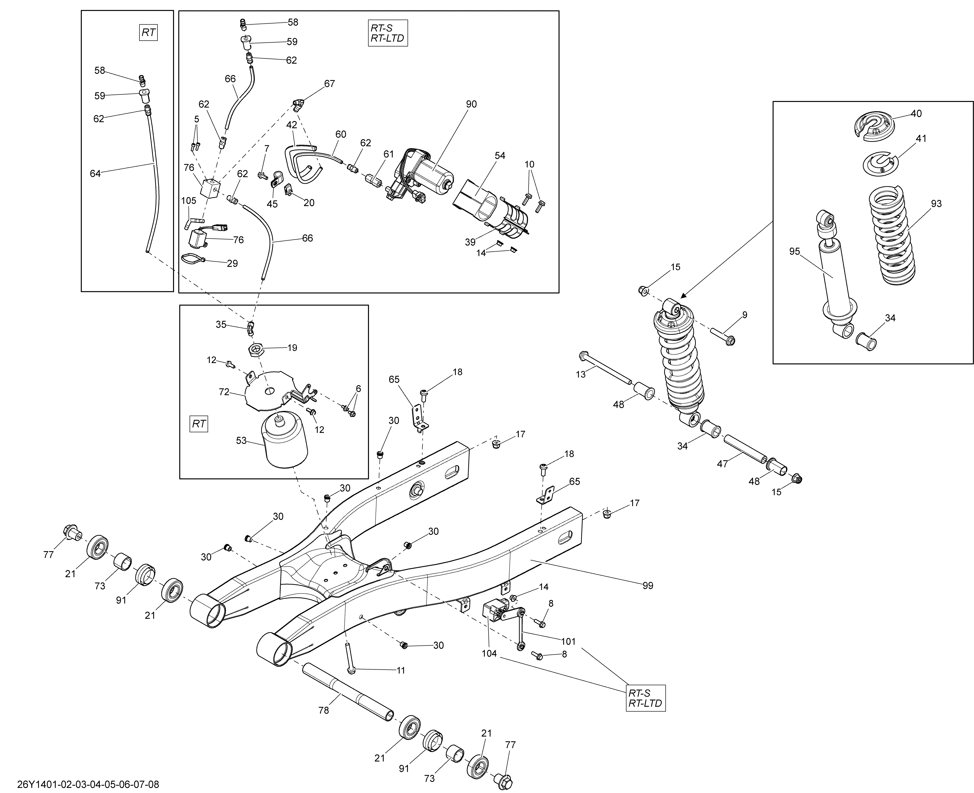 Suspension, Rear _26Y1403