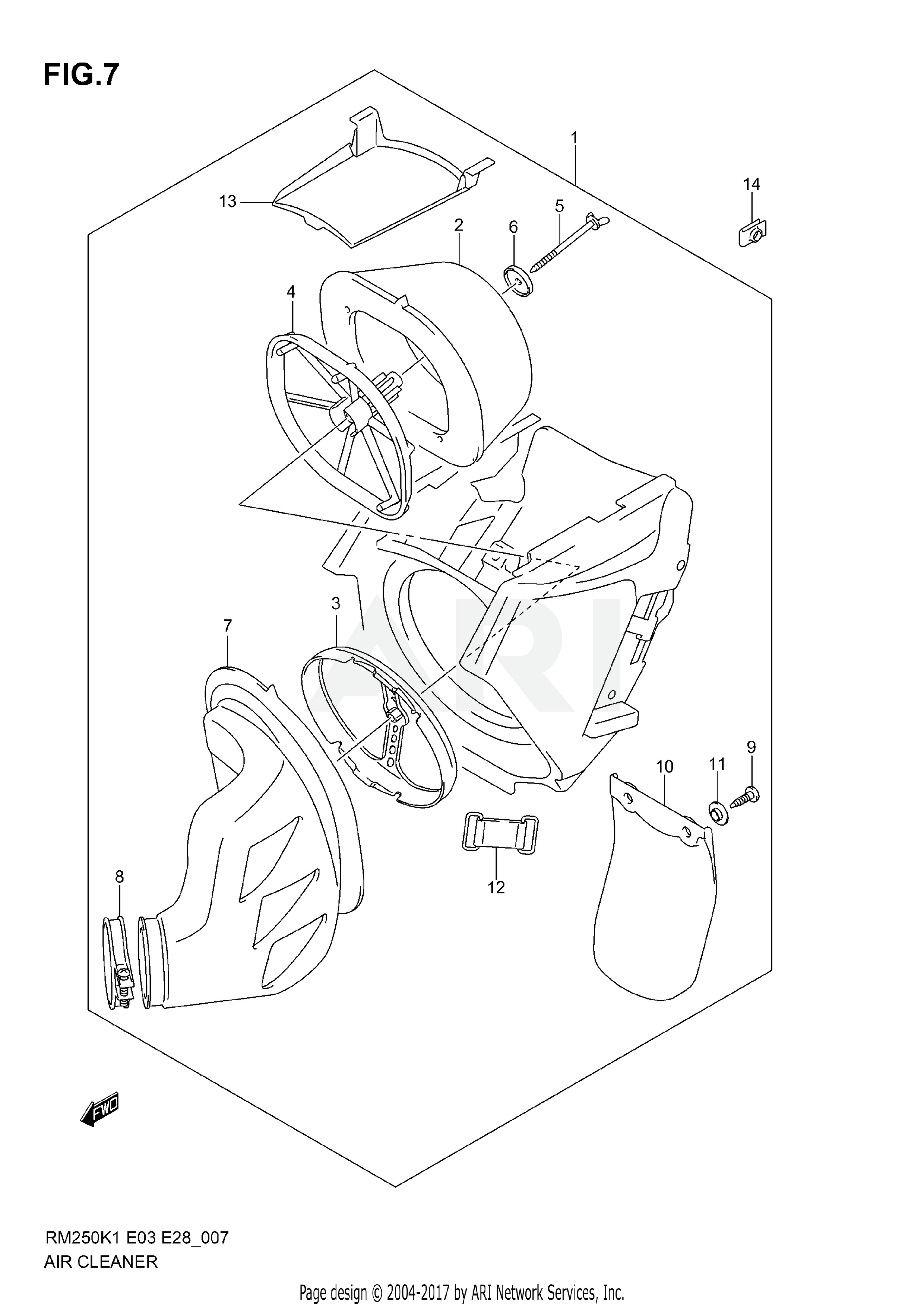 AIR CLEANER (MODEL K1/K2)