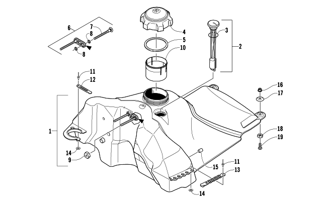 GAS TANK ASSEMBLY