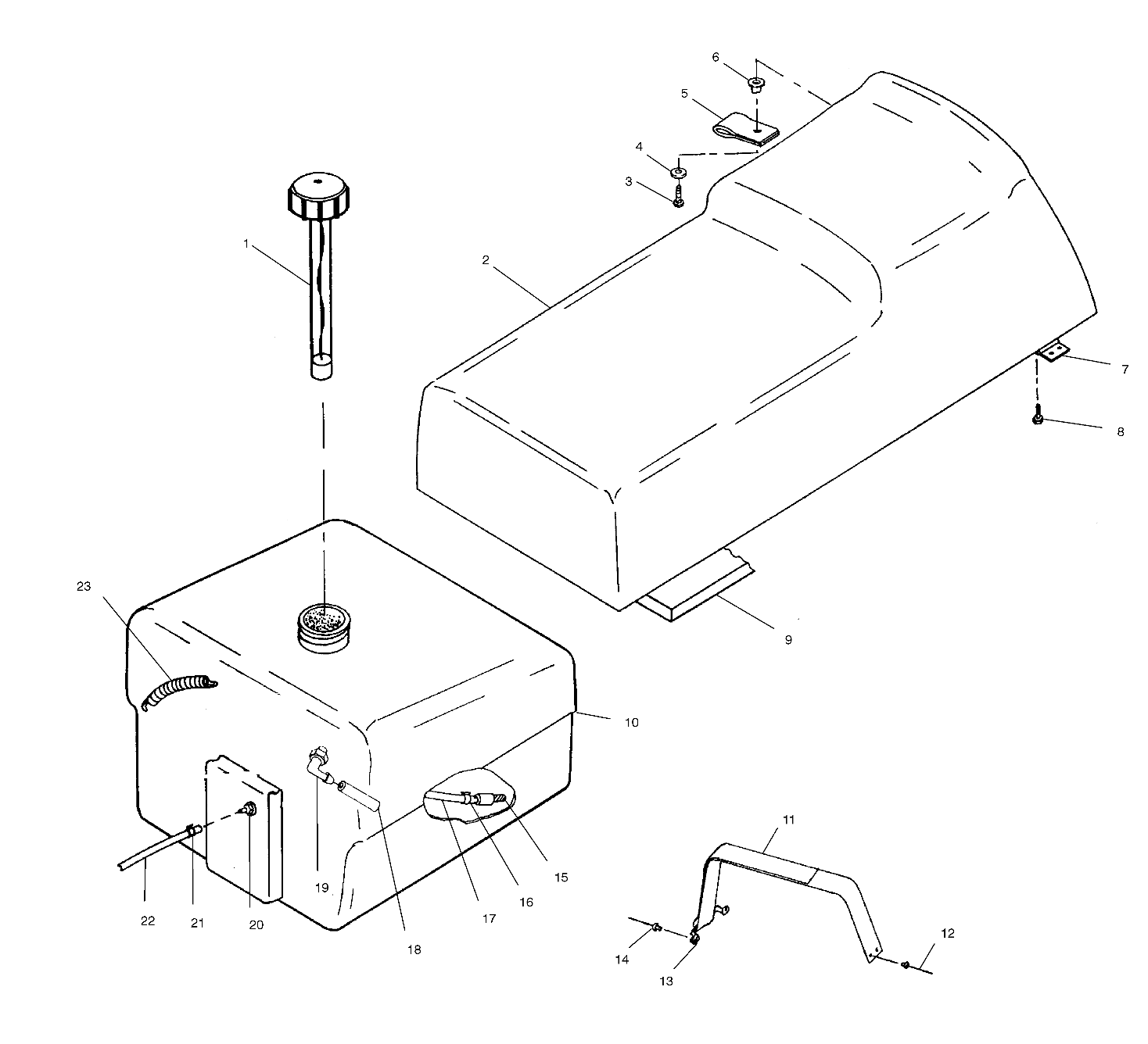 SEAT and GAS TANK - S00SU4BS (4953955395a006)