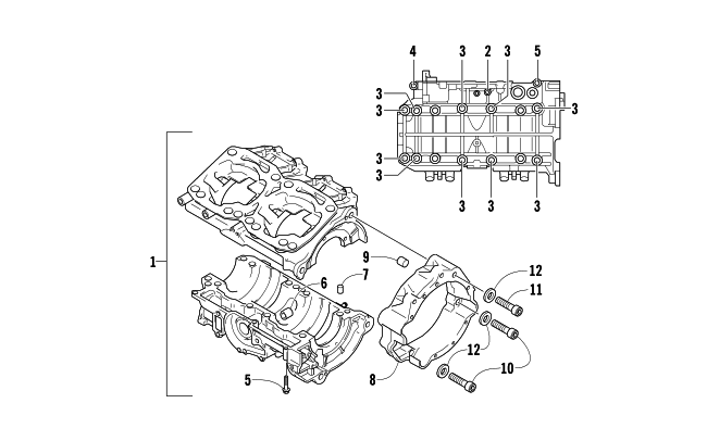 CRANKCASE ASSEMBLY