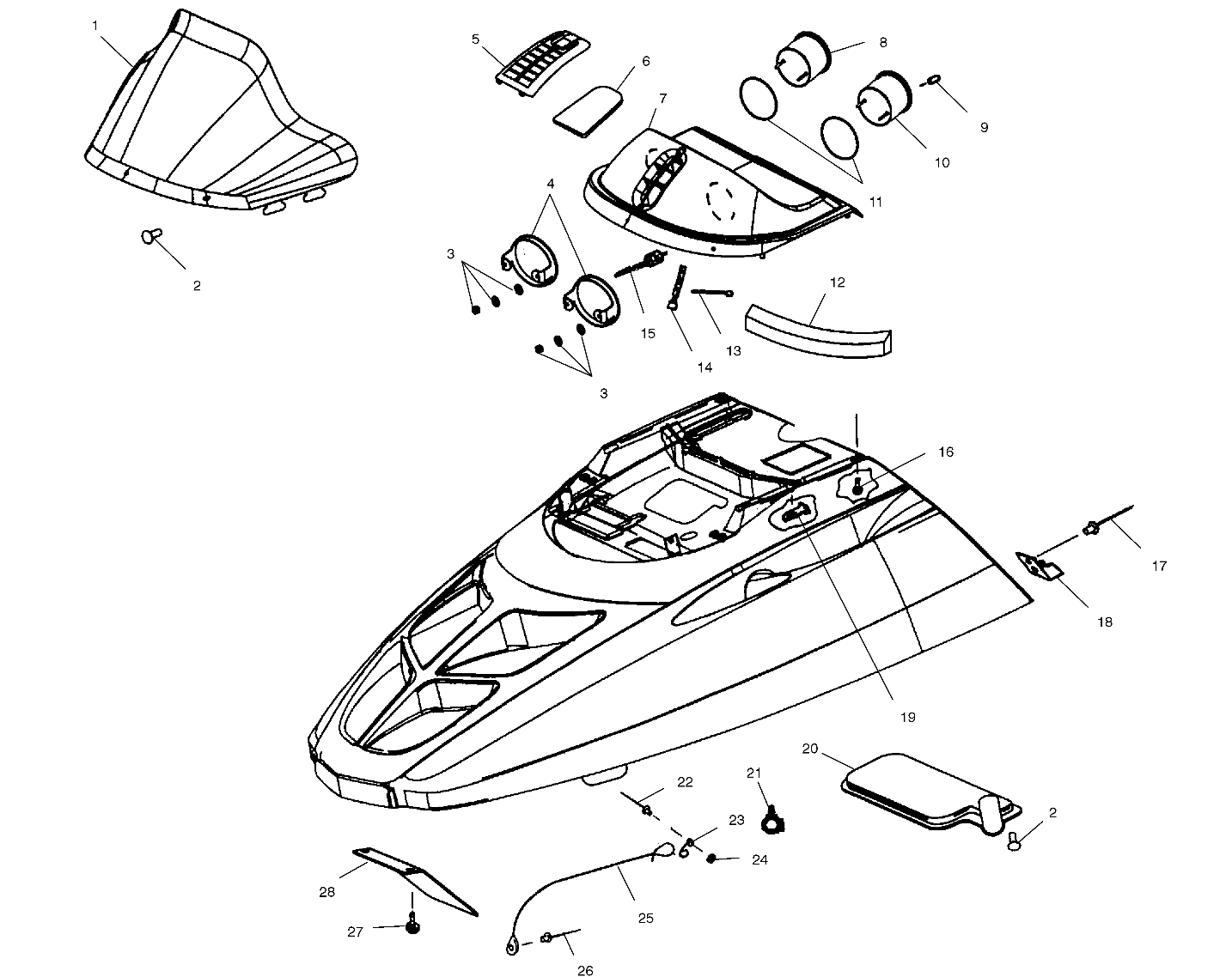 HOOD - S01SM8BSC (4961496149A009)