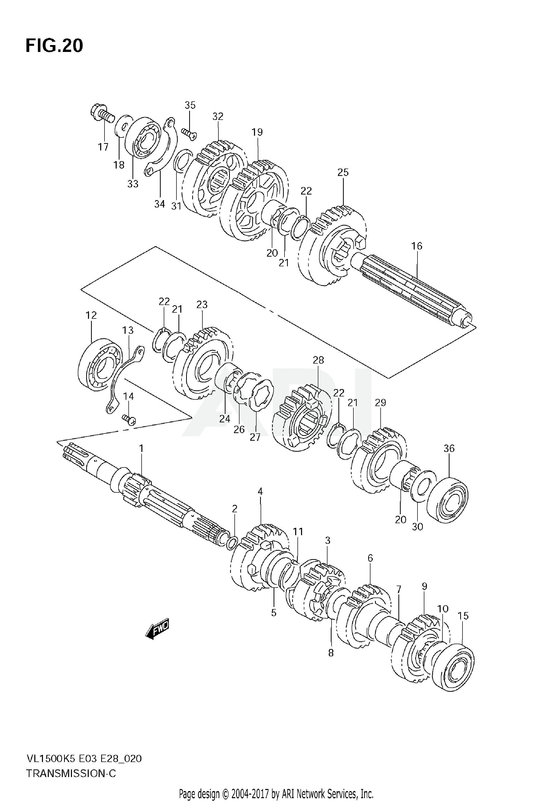 TRANSMISSION (MODEL K5)