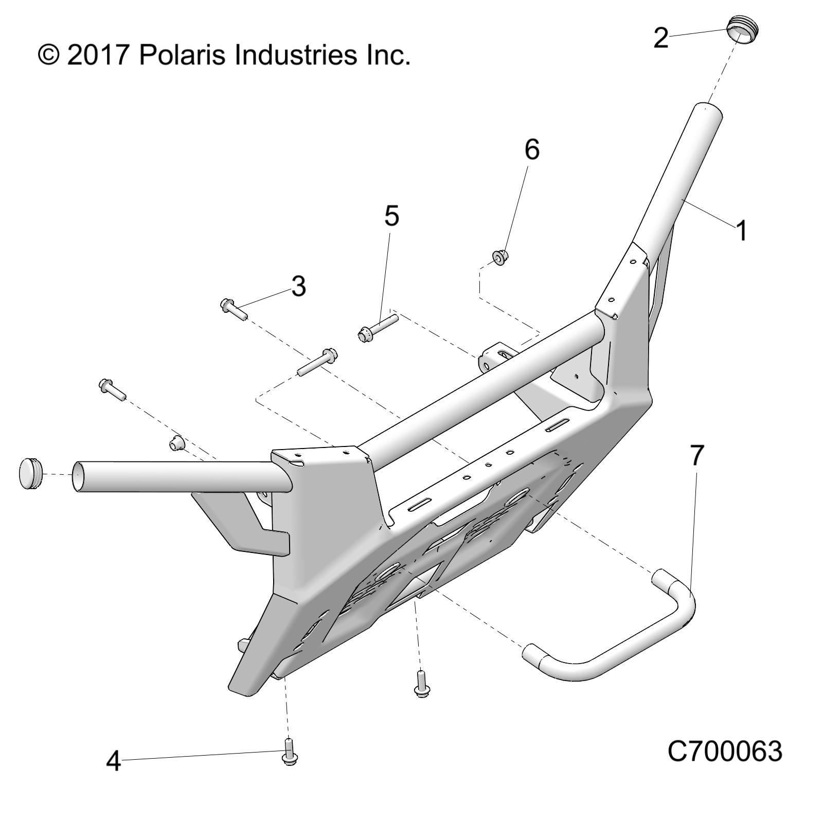 ACCESSORY, FRONT BUMPER - R20RRE99DS (C700063)