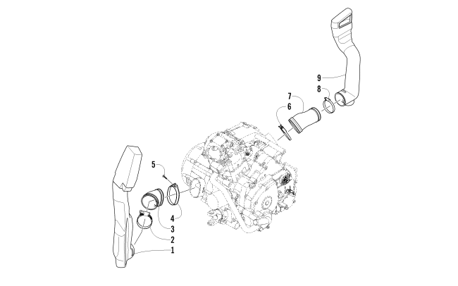 CASE/BELT COOLING ASSEMBLY