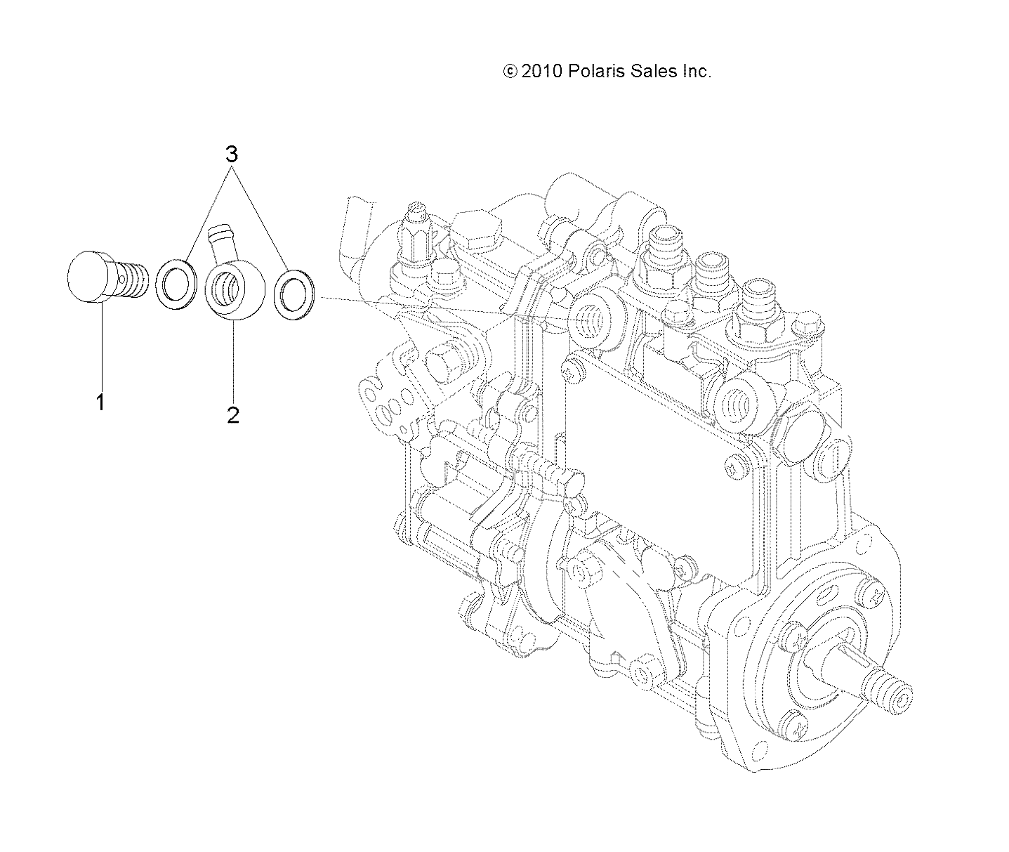 ENGINE, FUEL LINE - R14WH9EMD (49RGRFUELLINE11DCREW)