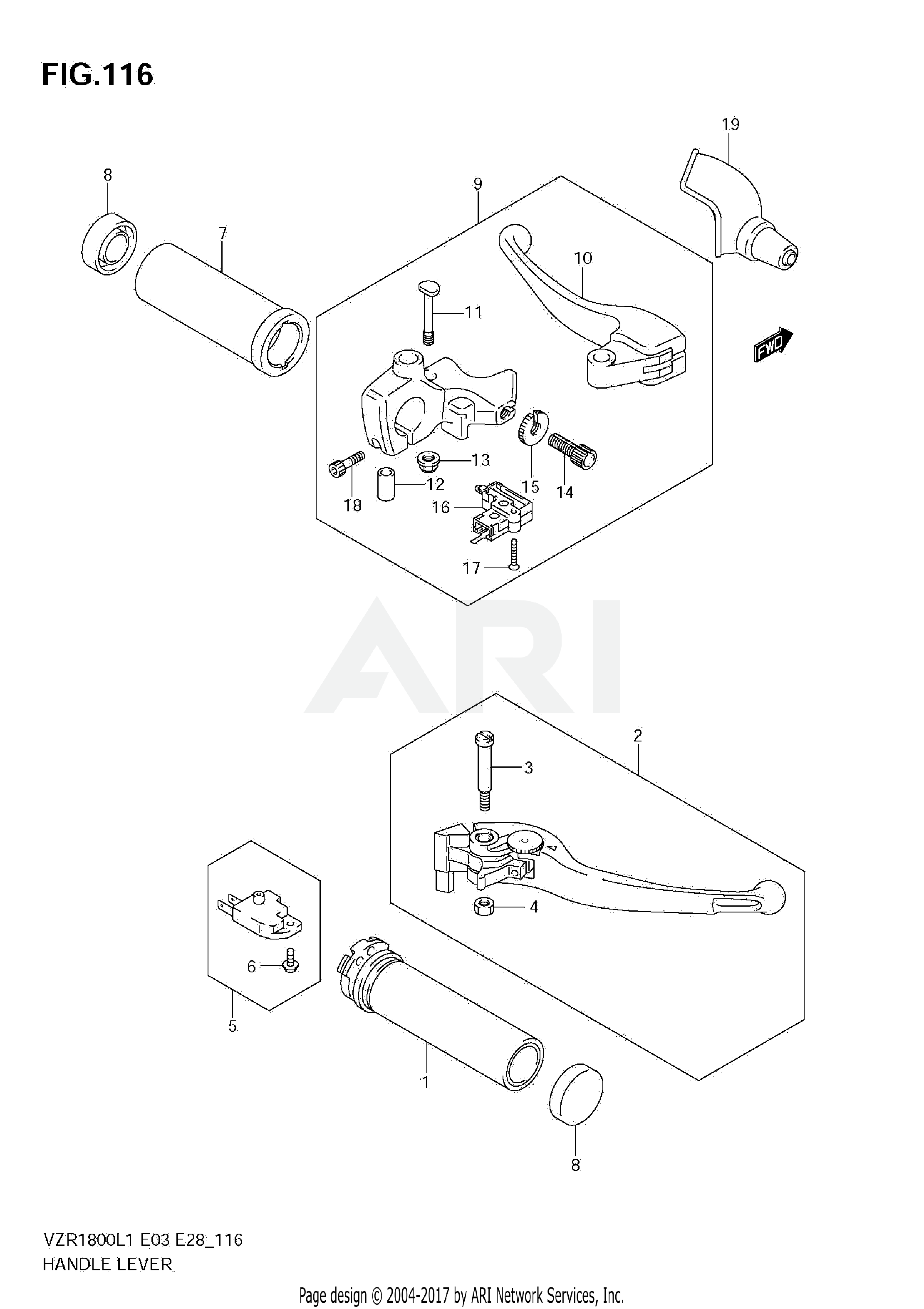 HANDLE LEVER (VZR1800Z L1 E3)