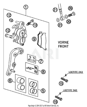 Brake Caliper Front