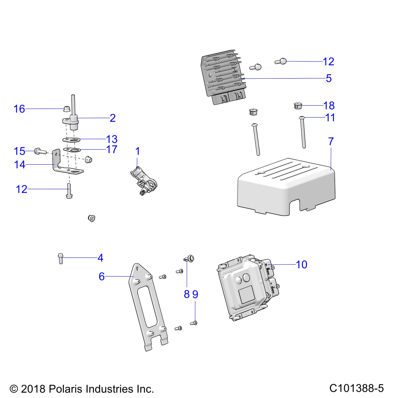 ELECTRICAL, SENSORS, MODULES, and SWITCHES - A19HZA15A1/A7/B1/B7 (C101388-5)