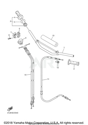 STEERING HANDLE CABLE