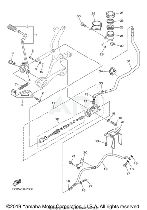 REAR MASTER CYLINDER