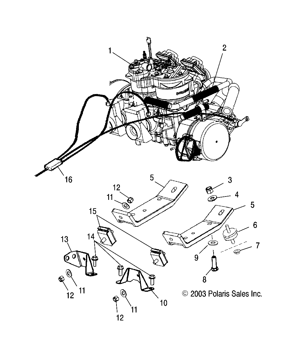 ENGINE MOUNTING - S04NZ8CS/CSA/CE (4988798879C07)