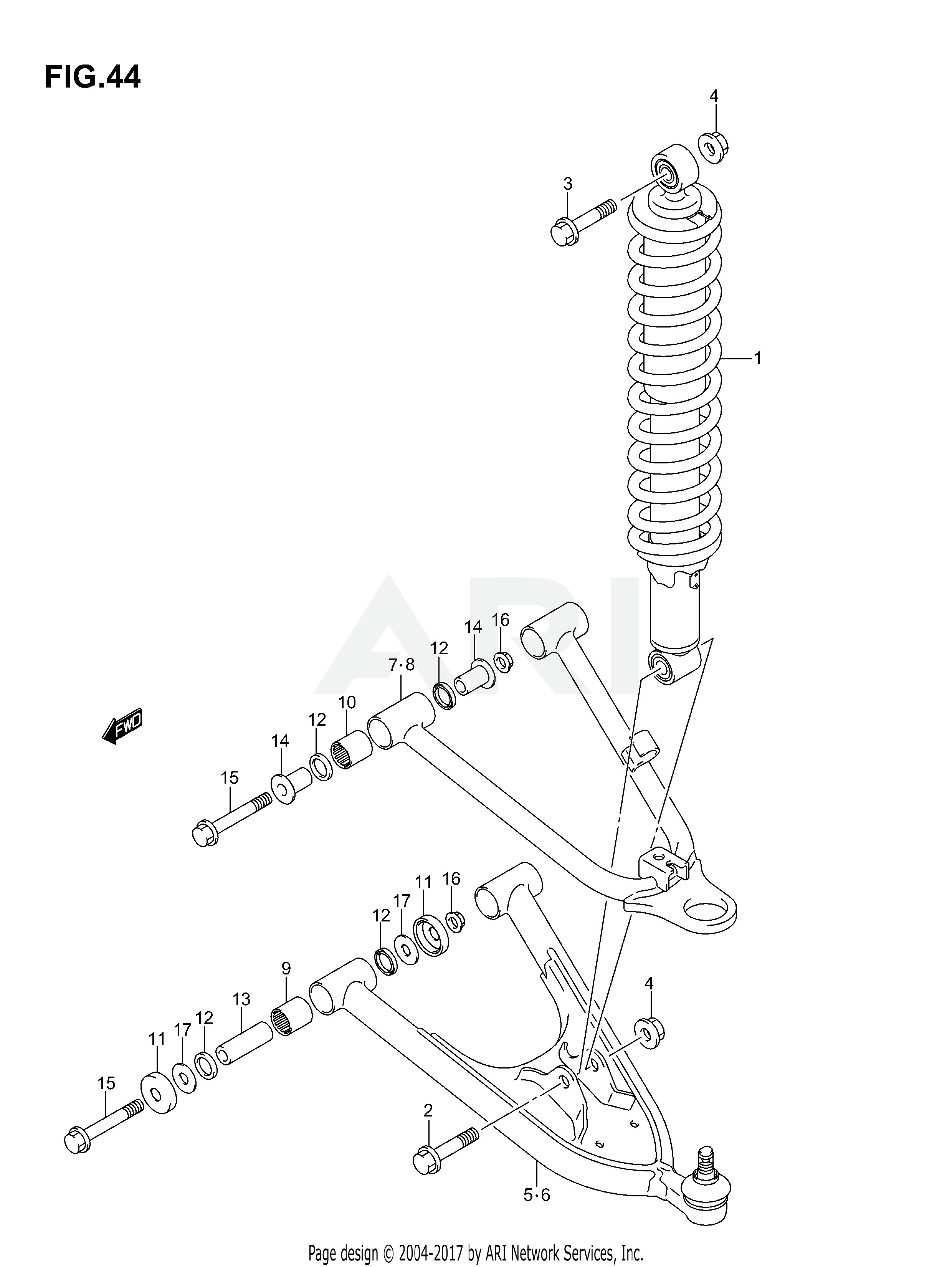 SUSPENSION ARM (MODEL K3/K4)