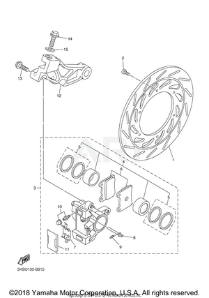 REAR BRAKE CALIPER