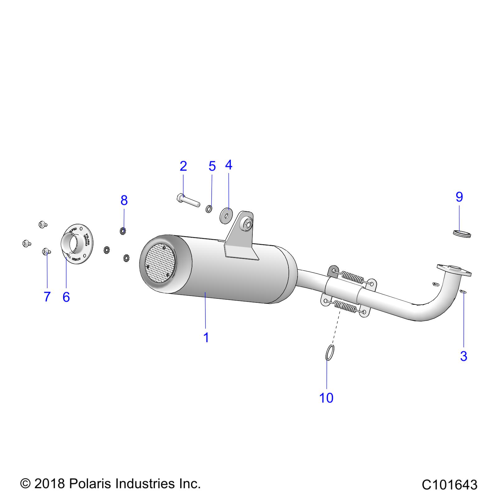 ENGINE, EXHAUST SYSTEM - A20HZB15A1/A2